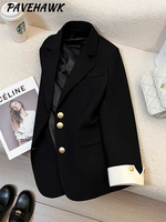 Women’s Single Breasted Long Sleeve Blazer 4